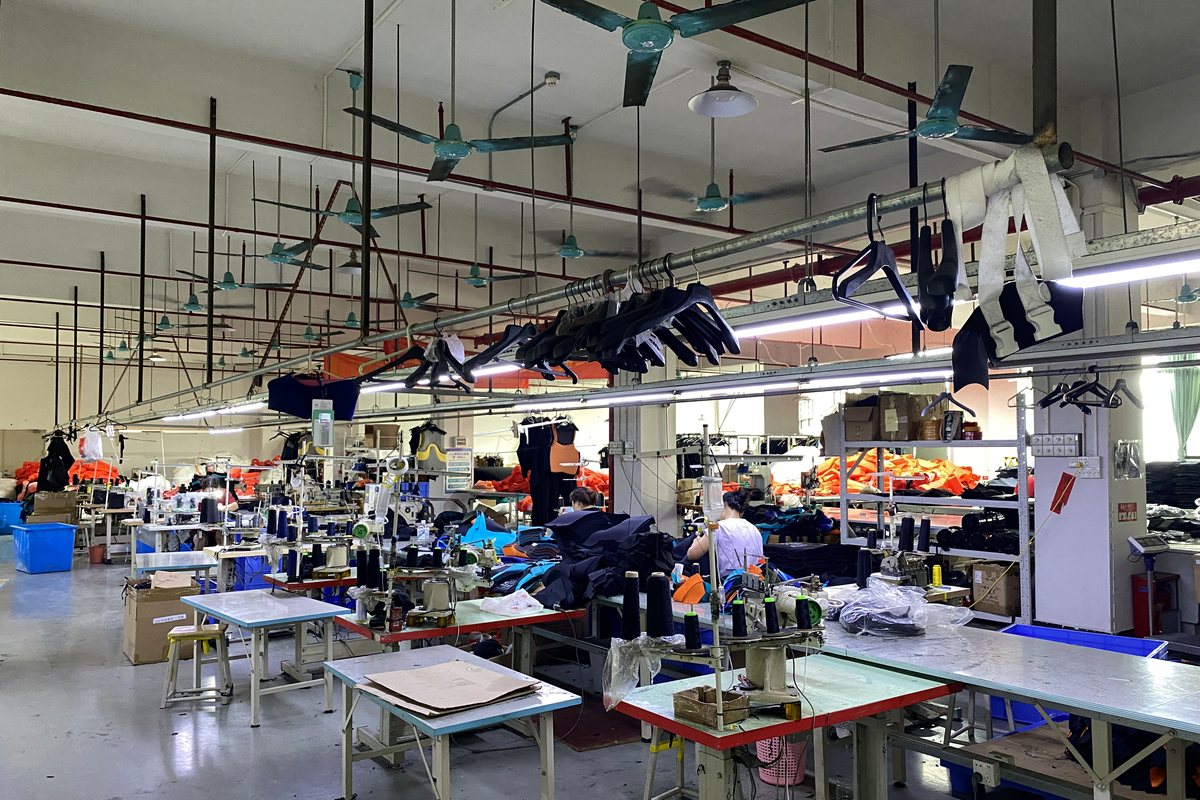 Sewing floor